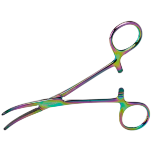 Crile Hemostatic Forceps 5 1/2" Rainbow Coated